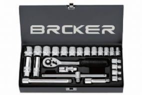 24Pcs Socket Set1/2'' DR..forged with 50BV30 Cr-V