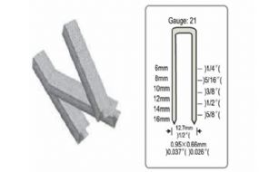 21 Ga. Fine Wire Staples(80 Series)Gauge 21